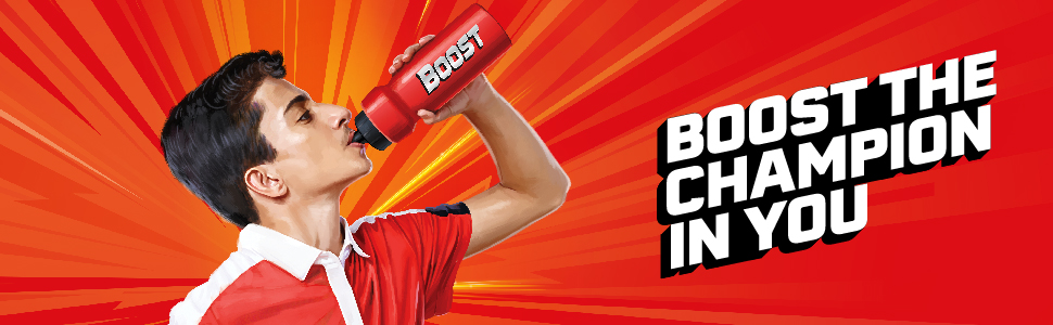 Boost Nutrition Drink Container 1 kg (500 g x 2) With Free Pencil Box Signed by MS Dhoni