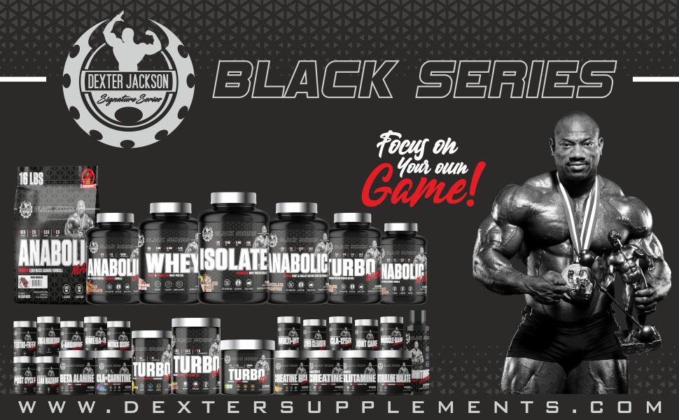 Dexter Jackson Black Series Muscle Gain Support
