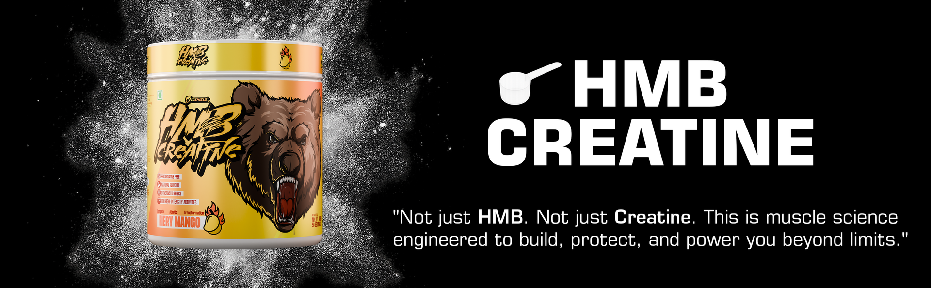 HMB Creatine Monohydrate Muscle Support, Lust Melon, 400g