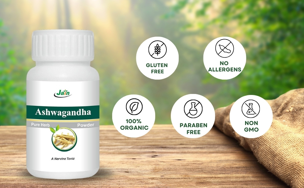 Jain Ashwagandha Powder 100G (Pack Of 2)