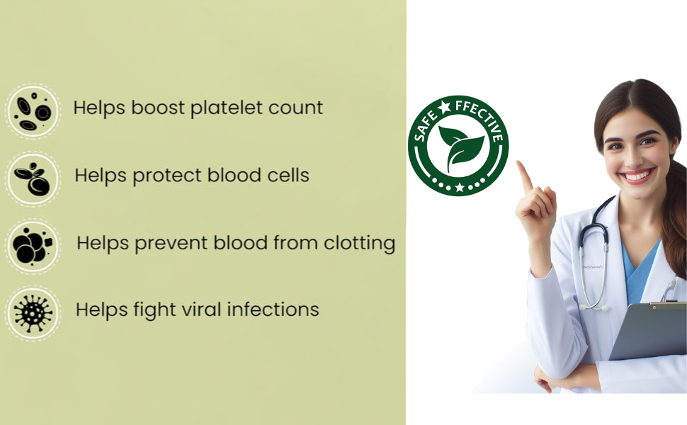 Papaya Leaf Tablets | for Platelet & Immunity Support - 120 Tablets