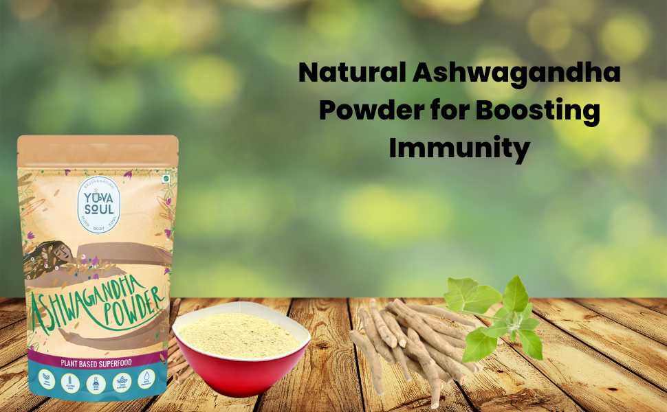 Natural Ashwagandha Powder for Boosting Immunity, Ashwagandha Herbal Powder, Ashwagandham (Withania Somnifera) - 60 Grams