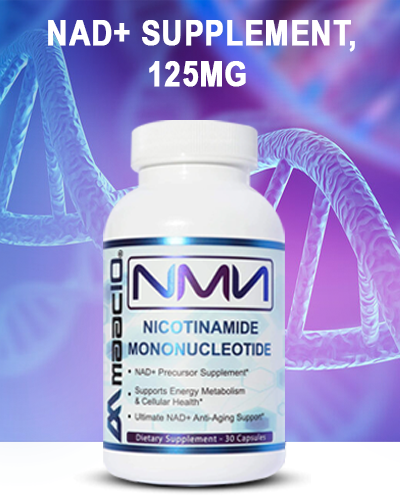 MAAC10 NMN 125mg 99% Pure Pharmaceutical Grade Supplement, 30 Capsules