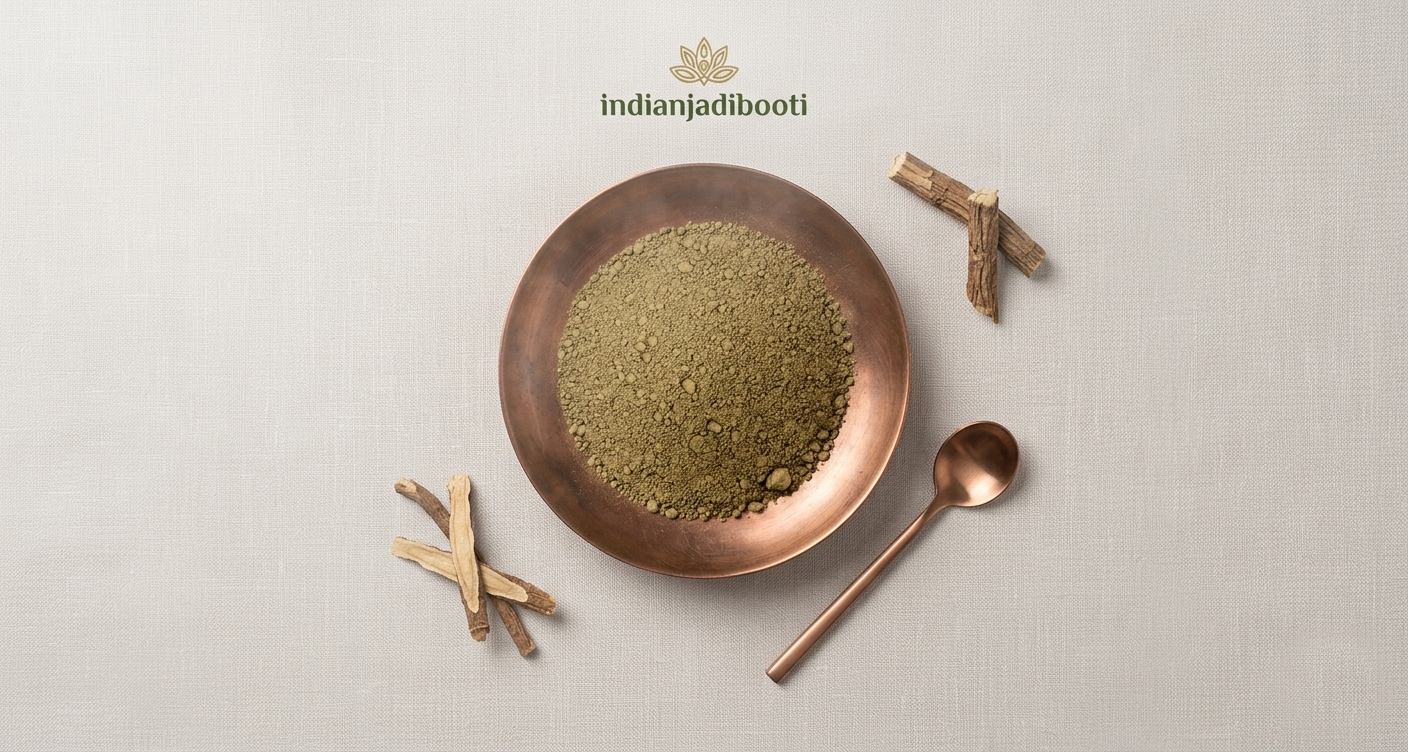 IndianJadiBooti Pure Salam Panja Powder (Marsh Orchid) | Rare Ayurvedic Root for Holistic Vitality, Traditional Rejuvenation & Systemic Strength (15g)
