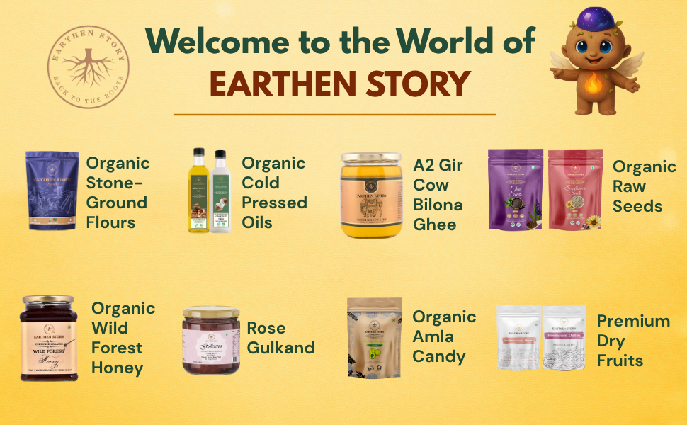 Earthen Story Certified Organic Shatavari Root Powder (200g) | Lab Tested for 190+ Pesticides | Pure Asparagus Racemosus for Hormonal Balance & Vitality | Vegan, Non-GMO