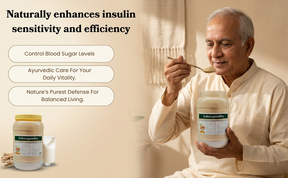 Jain Ashwagandha Powder 1kg – | Natural Stress Buster & Immunity Booster |100% Natural Herbal Supplement