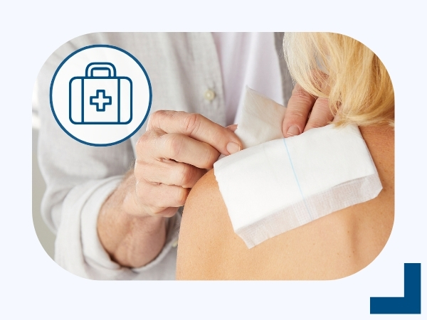 McKesson Sterile Abdominal- ABD Pads, 5 x 9 in