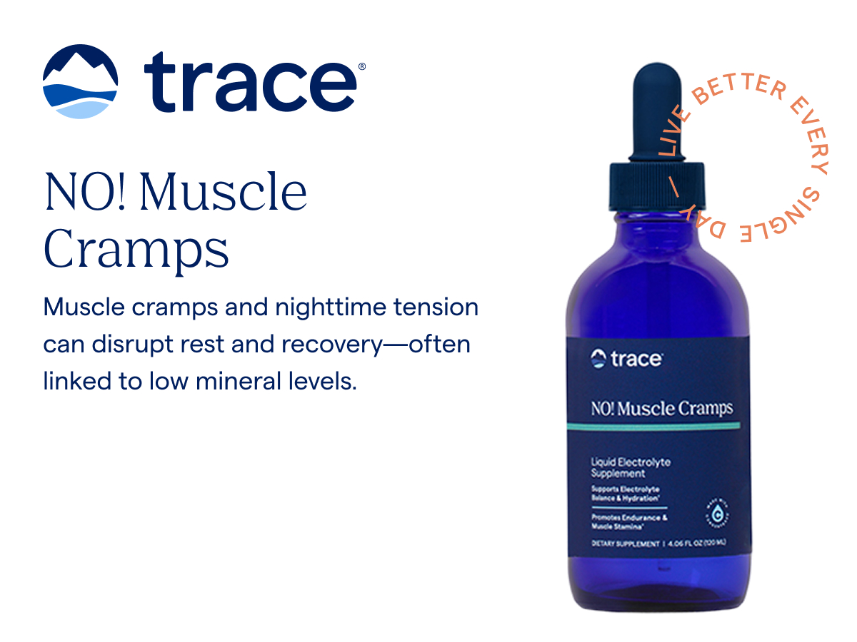 Trace Minerals No Muscle Cramps Liquid Electrolytes, 4 oz, 60 Servings