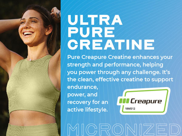 Muscle Feast Creapure Micronized Creatine Monohydrate Powder, Unflavored