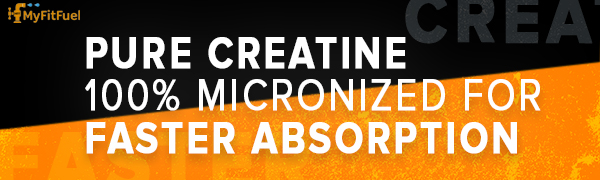 MyFitFuel Creatine Monohydrate 200 Mesh [Micronized], (100 gm) Mango
