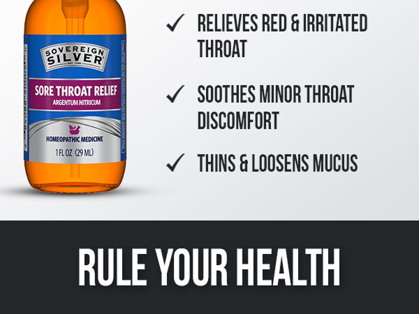 Sovereign Silver Sore Throat Spray, 1 fl oz (30 mL)