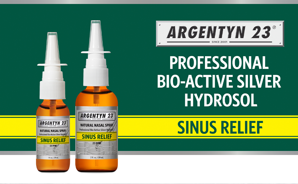 Argentyn 23 Sinus Support Natural Nasal Spray, 2 fl oz (59mL)