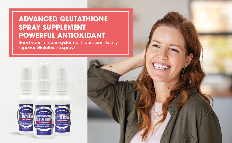 Advanced Glutathione Spray – Faster-Than-Liposomal Sublingual Delivery, NAC, Ashwagandha & Glutamine, Maximum Absorption Antioxidant, Immune & Detox Support, 2 oz