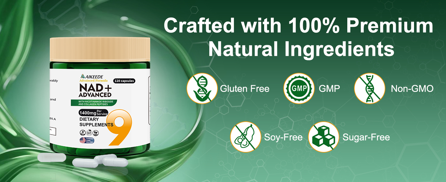 NAD Supplements,Liposomal NAD+ with Resveratrol,1400mg Per Serving,120 Capsules,Supplements for Anti-Aging,Skin Repair,Fatigue Relief,Immunity Enhancement and Antioxidant