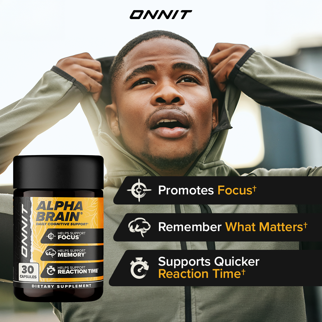 ONNIT Alpha Brain Nootropic Brain Supplement for Focus & Memory, 30 Count