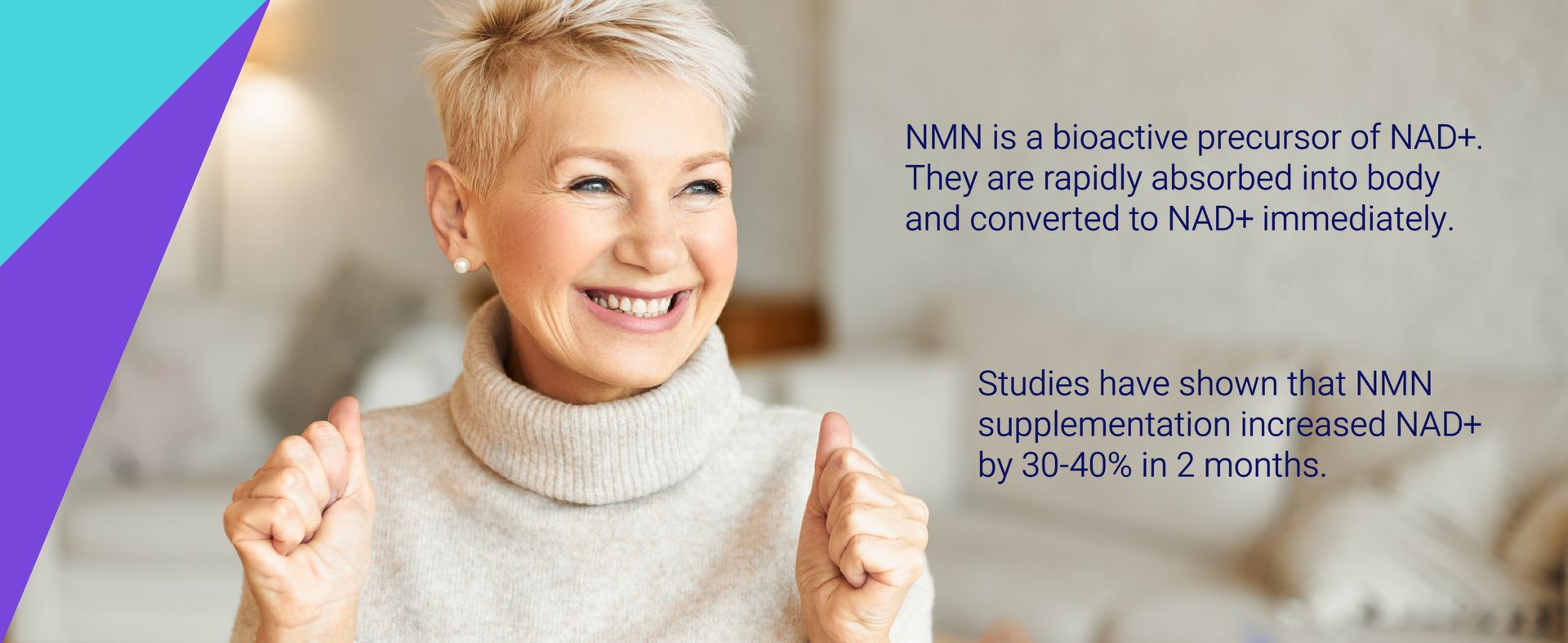 UpNourish NMN 500mg 120 Capsules - Beta Nicotinamide Mononucleotide NAD Supplement - Nicotinamide Riboside Alternative for Women & Men
