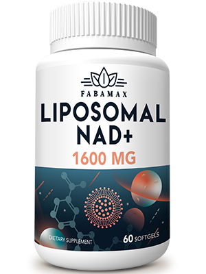 1600 mg Liposomal NAD Supplement, 98% Pure NAD+ Supplement, Superior Absorption, Alternative to Nicotinamide Riboside or NADH to Boost NAD+ for Aging Defense, Energy, Longevity,60 Softgels