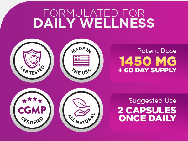 Nutrivein Premium Pure Resveratrol Supplement 1450mg - 120 Caps