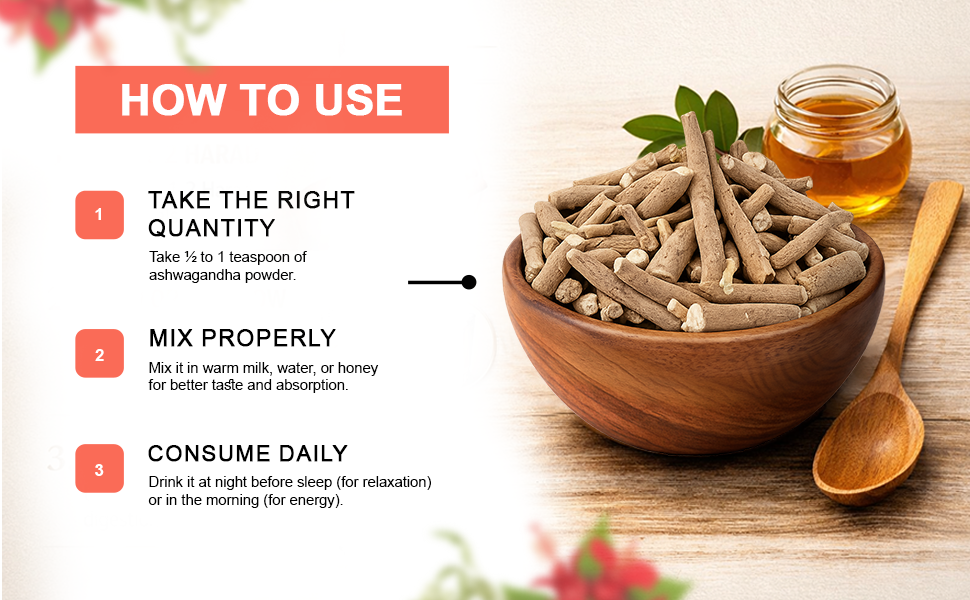 Brijbooti Pure Ashwagandha Root 100 Gm| Withania Somnifera | Pure & Natural