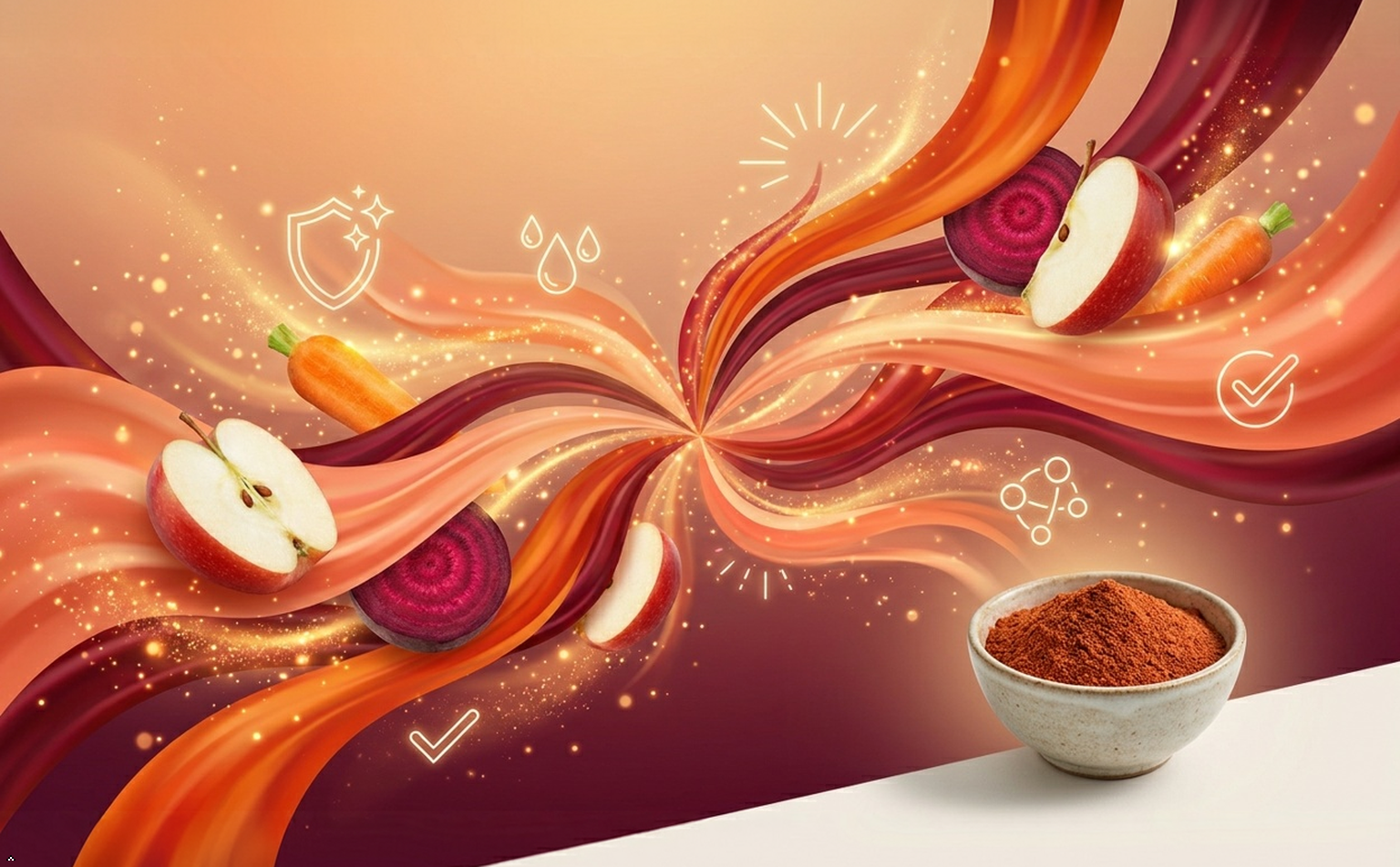 Evanya Organics ABC Powder - 200g || Apple-Beetroot-Carrot Blend || Simple Nutrition for Real Routines