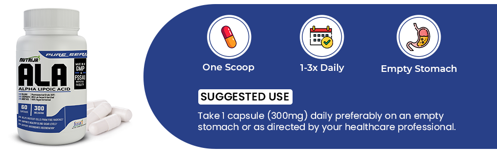 Nutrija-Alpha Lipoic Acid - 50grams Powder