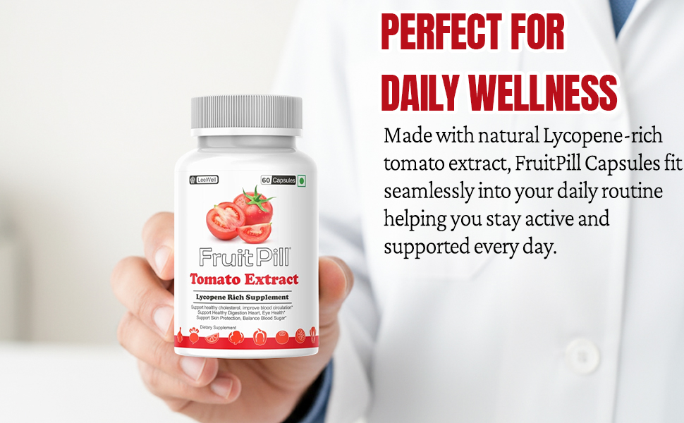 (LeeWell) Tomato Extract Lycopene Supplement, 60 Capsules