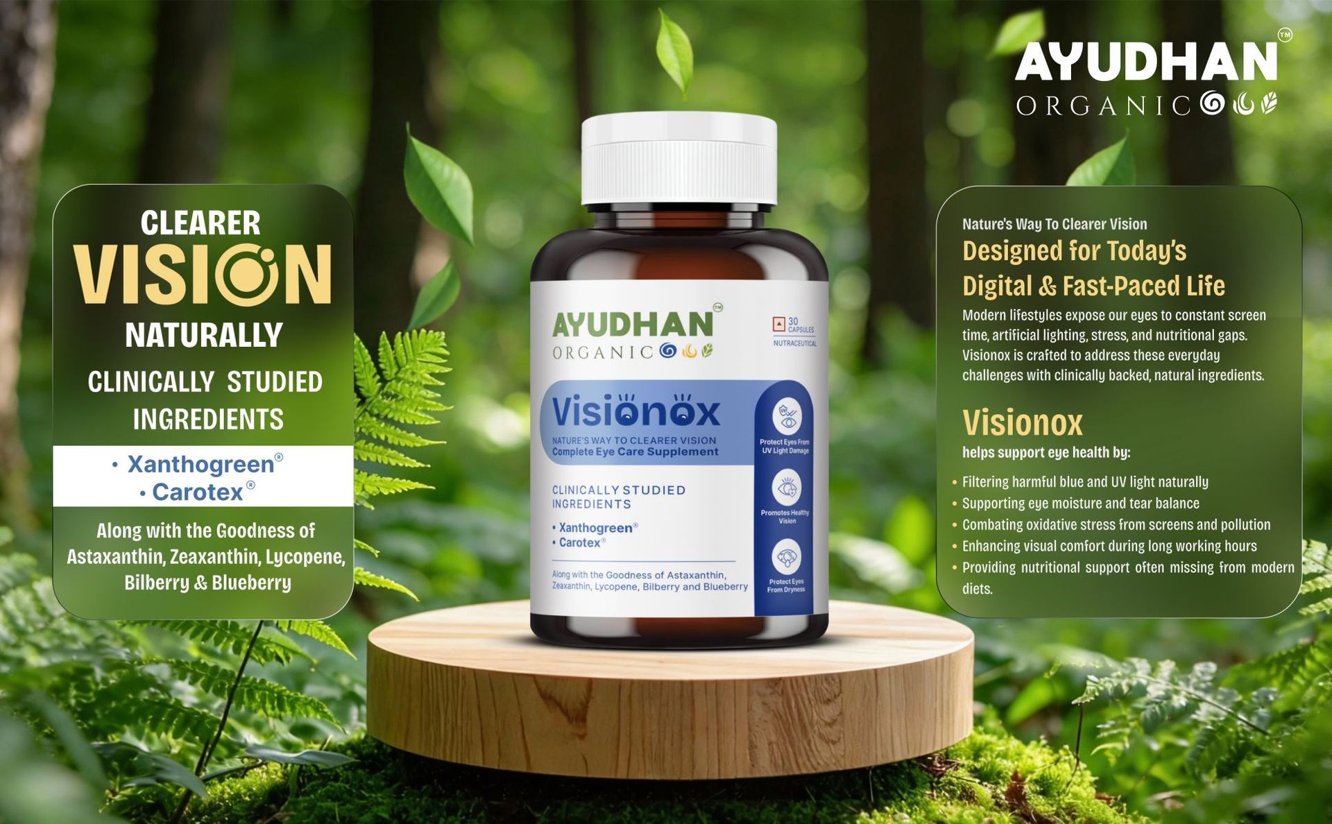 Visionox Eye Care Supplement, 30 Capsules
