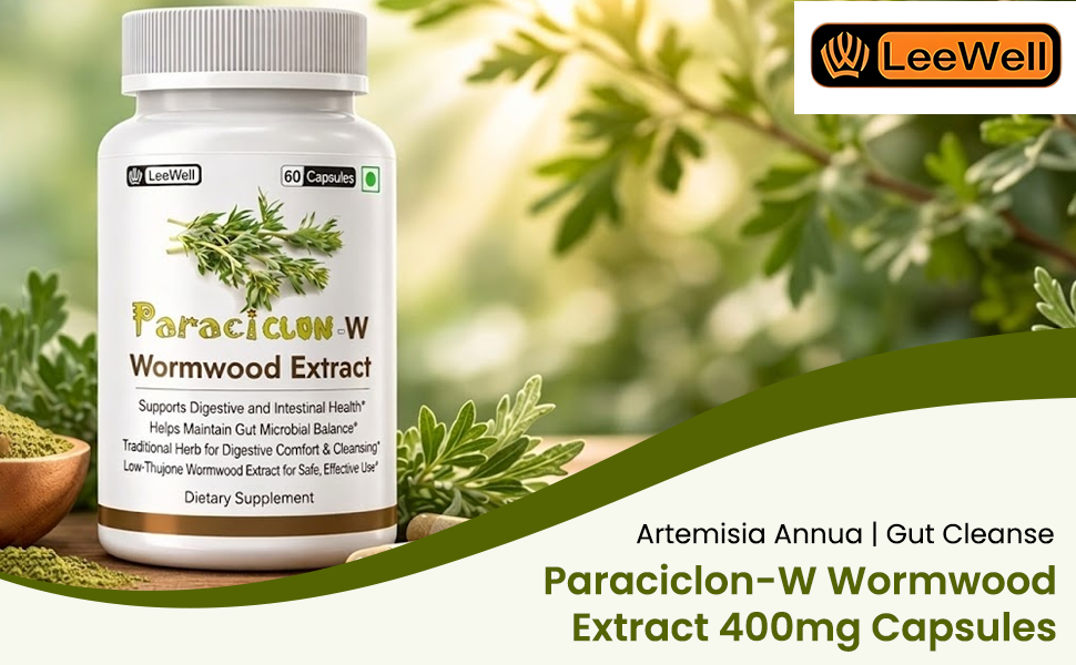 Paraciclon-W Wormwood Extract 400mg Capsules, 60 Capsules