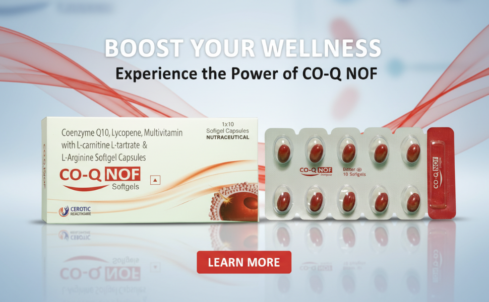 CO-Q NOF Coenzyme Q10 100mg with Selenium 40mcg Softgel Capsules with L-Carnitine, L-Arginine, Lycopene & Multivitamins | Antioxidant for Energy, Fertility, Heart & Cellular Health | 30 Softgels