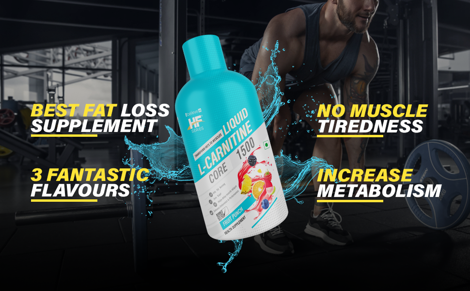 HF Series Liquid L Carnitine 1500 mg,Burns Fat For Energy (400 ml Fruit Punch)| Energy 4.50 kcal | Carbohydrate 2.24G| Sodium 5.99 Mg| L Carnitine 1.50 G | Increase body metabolism |