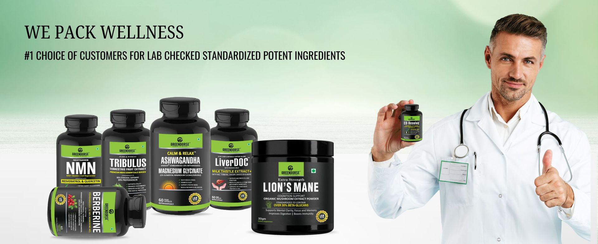GREENDORSE EDSolve L Arginine L Citulline Nitric Oxide Capsule for Men|With Pine Bark Extract,Ginsneg,Gingko Biloba,Probiotic|Prework out,Enhanced blood circulation,Performance Builder-90 Veg Capsule