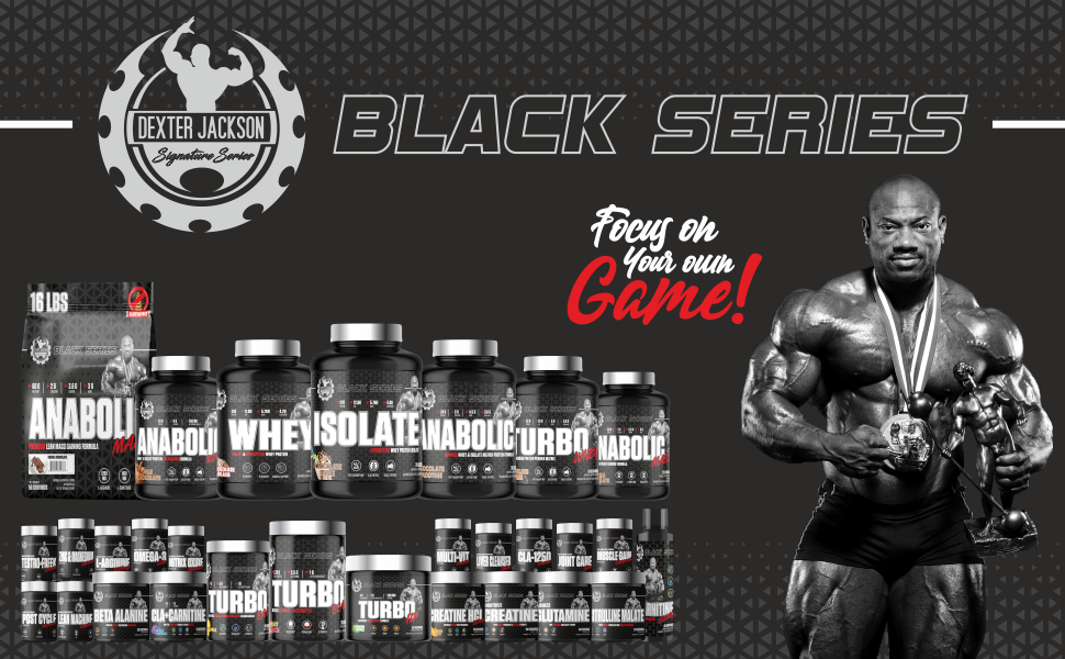 Dexter Jackson Signature Series Black Series L-Arginine - 5000Mg | Health Supplement | 30 Servings, 120 Tablets