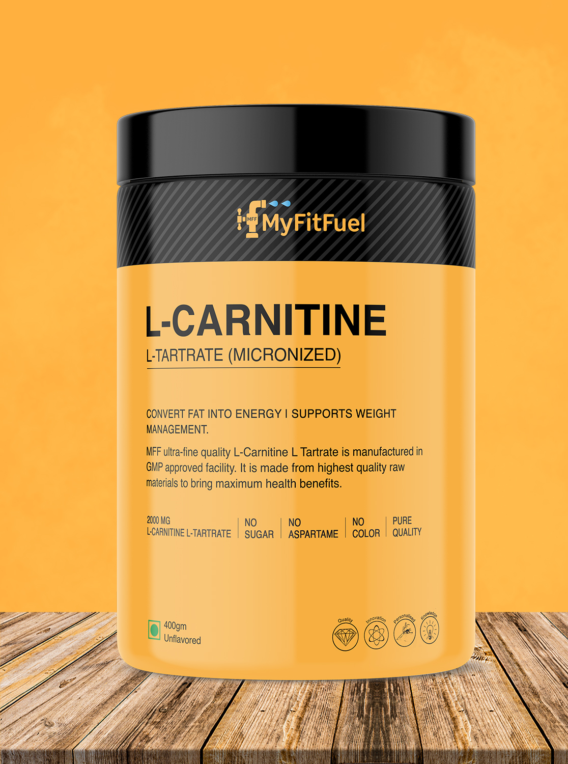 MyFitFuel L-Carnitine L-Tartrate (1500mg) 60 Capsules