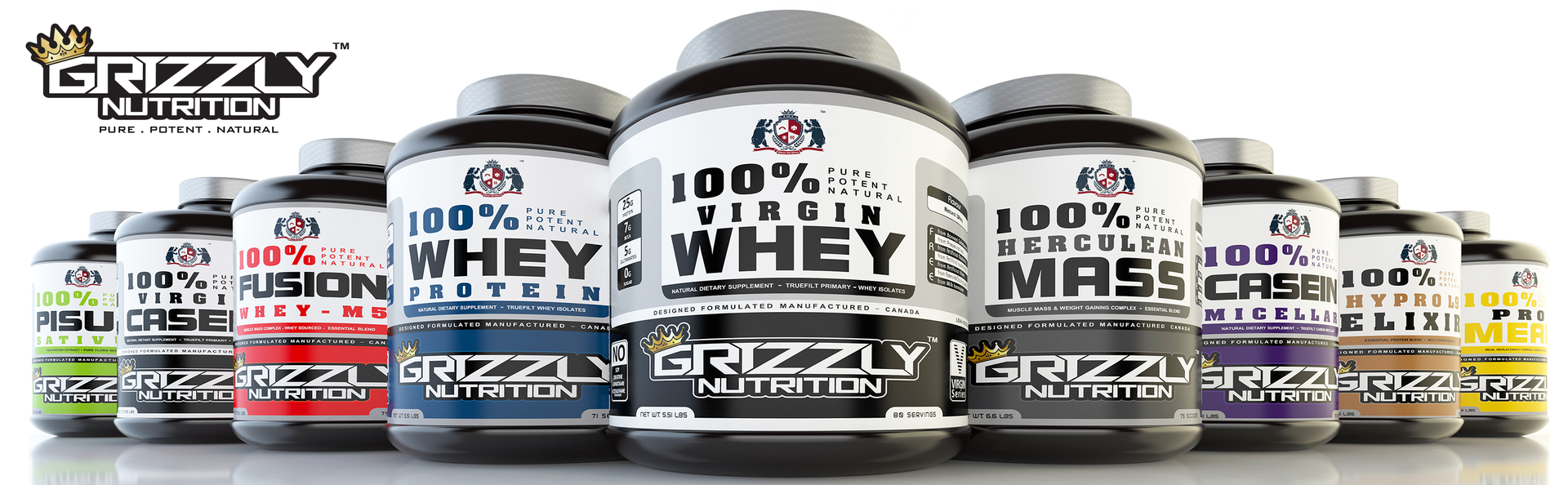 Grizzly Nutrition Total 16 EAAs, 450g + 30g Energy Caffeine Pack | EAA & BCAA Blend with Citrulline, Taurine & Performance Boosters | Platinum Grade | Kiwi Crush
