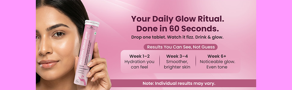 AYU Gluta Glow - Hormonal Acne & PCOS Skin Care Effervescent Tablets (15s)