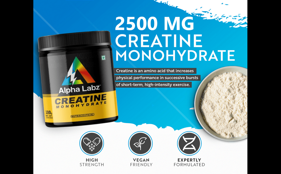 Creatine Creatine Supplement for Muscle Growth, Increased Strength, Enhanced Energy Output, Faster Workout Recovery, Fuels Muscles and Improved Athletic Performance [33 Servings, Mix Berries]