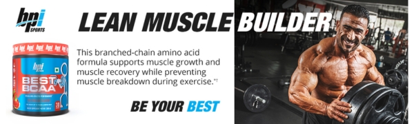 BPI Sports Best BCAA - BCAA Powder - Branched Chain Amino Acids - Muscle Recovery - Muscle Protein Synthesis - Lean Muscle - Improved Performance - Hydration - Orange - 30 Servings - 300 gram.