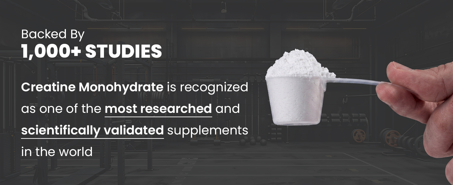Fitspire Creatine Monohydrate Powder Lemon Flavour 100g (3g Per Scoop) | Fuel for Max Muscle Strength, Power & Growth | Improves ATP Production