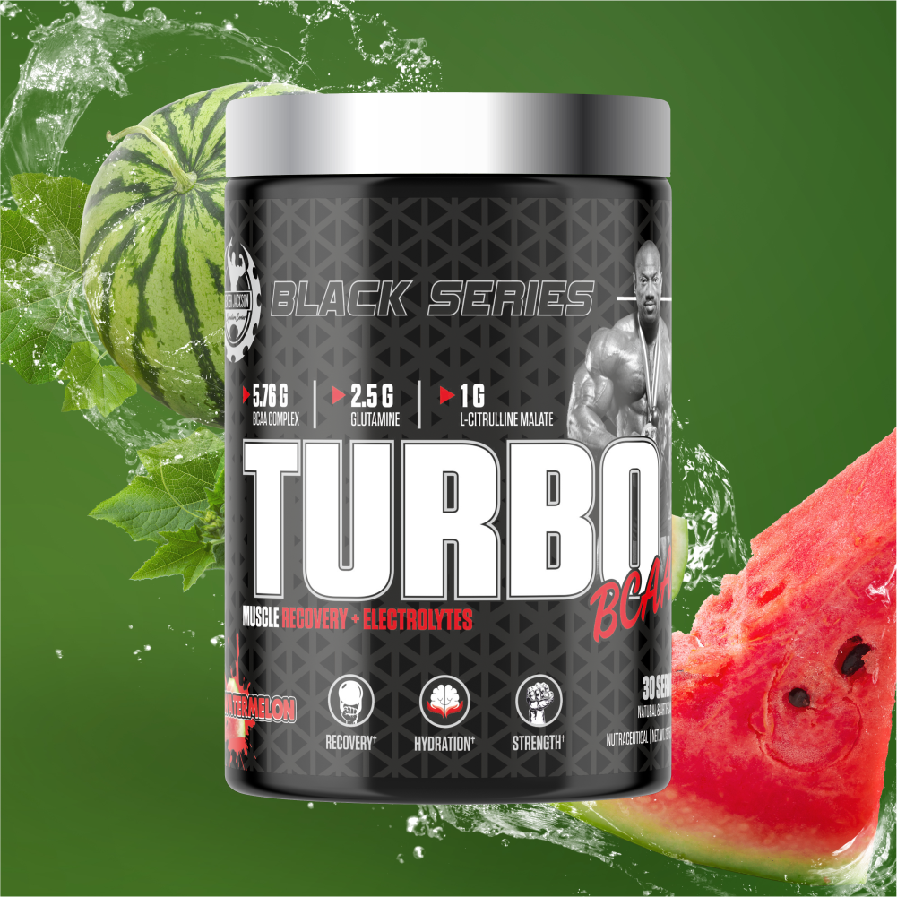 Dexter Jackson Black Series Turbo BCAA | Slicy Pineapple Flavor | 30 Servings, 390g - Advanced Muscle Recovery Formula for Enhanced Performance