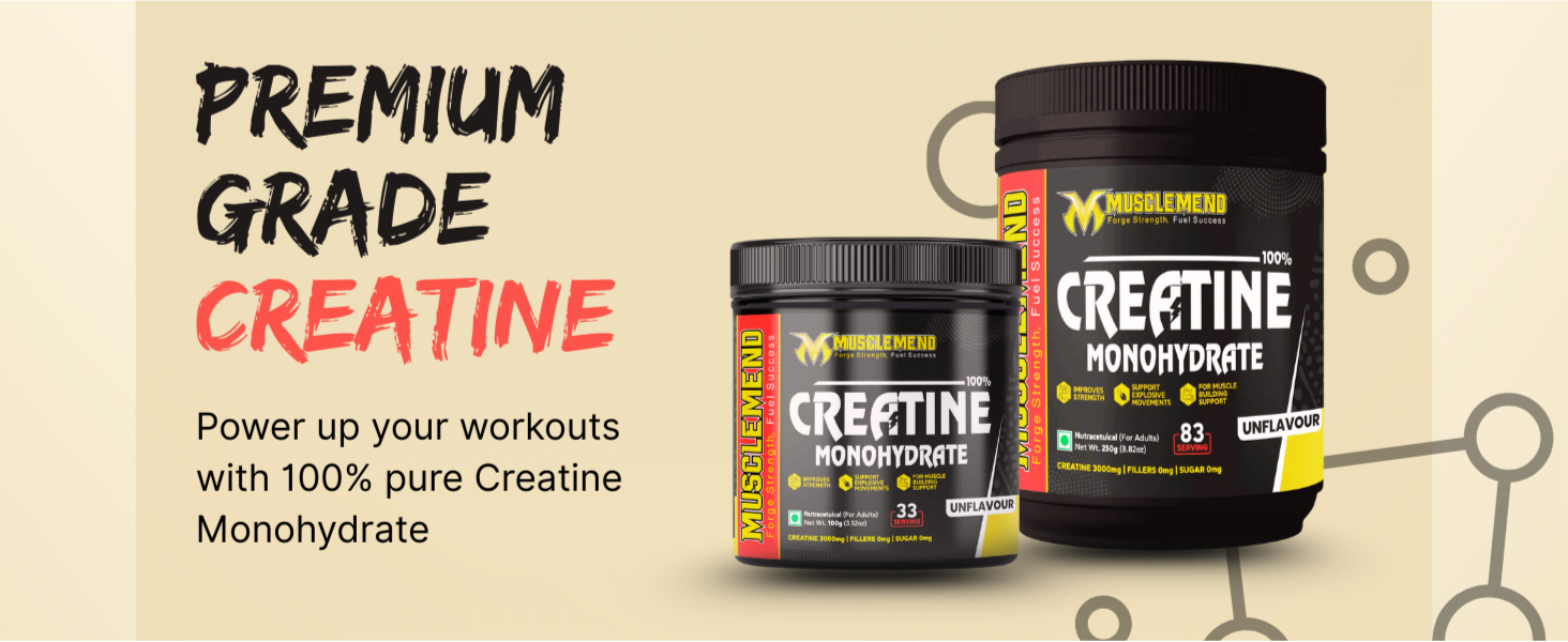 100% Creatine Monohydrate Powder - Micronized Supplement for Workout Performance, Recovery Build Muscle & Strength - Creatine Powder for Men & Women 25 Serving (100gm, Mango)