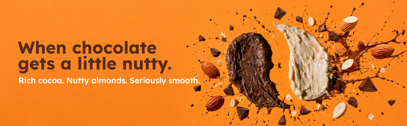 Goearnest Almond Chocolate Low Carb, High Protein Snack | 9g Protein, 5g Net Carbs | No Added Sugar, High Fibre, Gluten Free | 30g