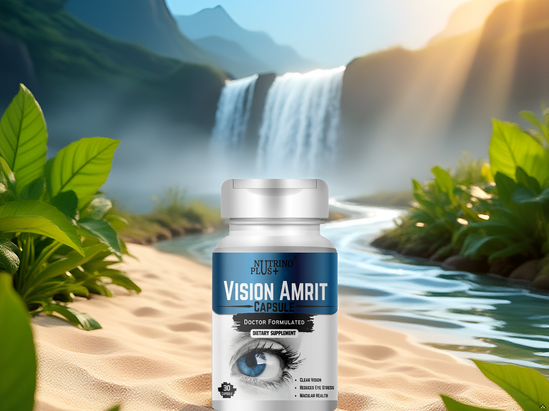 Vision Amrit Vision Support Capsules | Eye Supplement with Lutein, Zeaxanthin & Antioxidant Vitamins | Helps Support Eye Health & Digital Eye Comfort