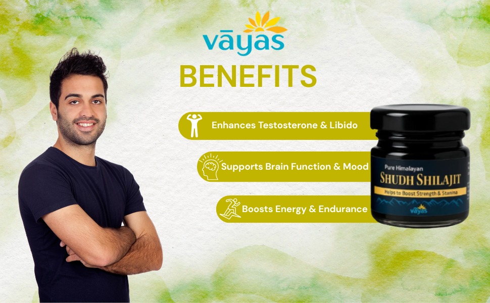 Vayas Pure Himalayan Shilajit Resin – 70%+ Fulvic Acid – 20g for Strength, Stamina & Vitality