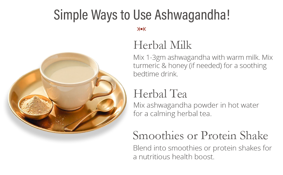 Himalayan Ashwagandha Powder - 220g | Organic for Stress, Immunity