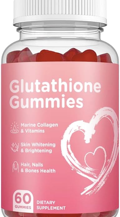 Glutathione Skin Care - Skin Brightening - Gummies Collagen - Anti-Aging L-Glutathione - Marine Collagen & Vitamins 2