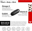 High Level Science CoQ10, Omega-3, Vitamin E, Cardiologist Formulated for Heart + Body + Mind Health, DHA/EPA, Antioxidant for Energy, Superior Bioavailable Fish Oil, Gluten Free, 60 Softgels - 2 Pack 6