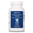 Allergy Research Group Acetyl-L-Carnitine 500mg Supplement - Metabolism and Energy Support, ALC, Free Form Amino Acid, Vegetarian Capsules - 100 Count