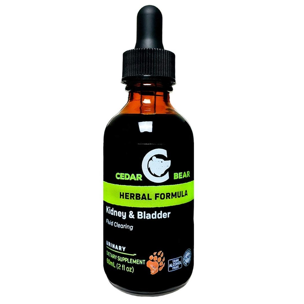 Cedar Bear Kidney & Bladder Blend a Liquid Herbal Supplement That Soothes, Tonifies and Supports Proper Fluid Dynamics for The Bladder and Urinary System 2 Fl Oz
