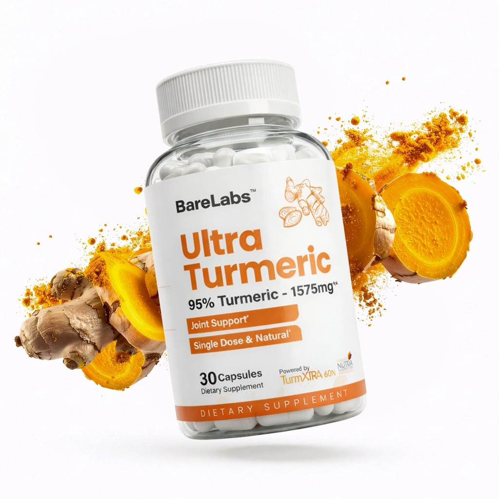 Turmeric Curcumin Supplement - 250 mg Curcumin High Absorption Formula for Natural Inflammation Support and Joint Comfort - 30 Capsules