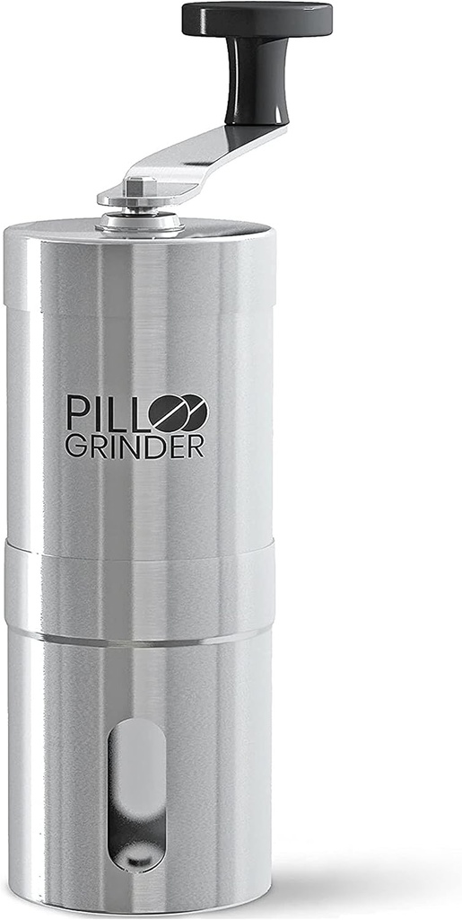 B&C Home Goods Pill Crusher - Stainless Steel Pill Grinder - Large Capacity Pill Splitter - Cuts Pills into Fine Powder - Mills for Feeding Tube, Pets & Kids
